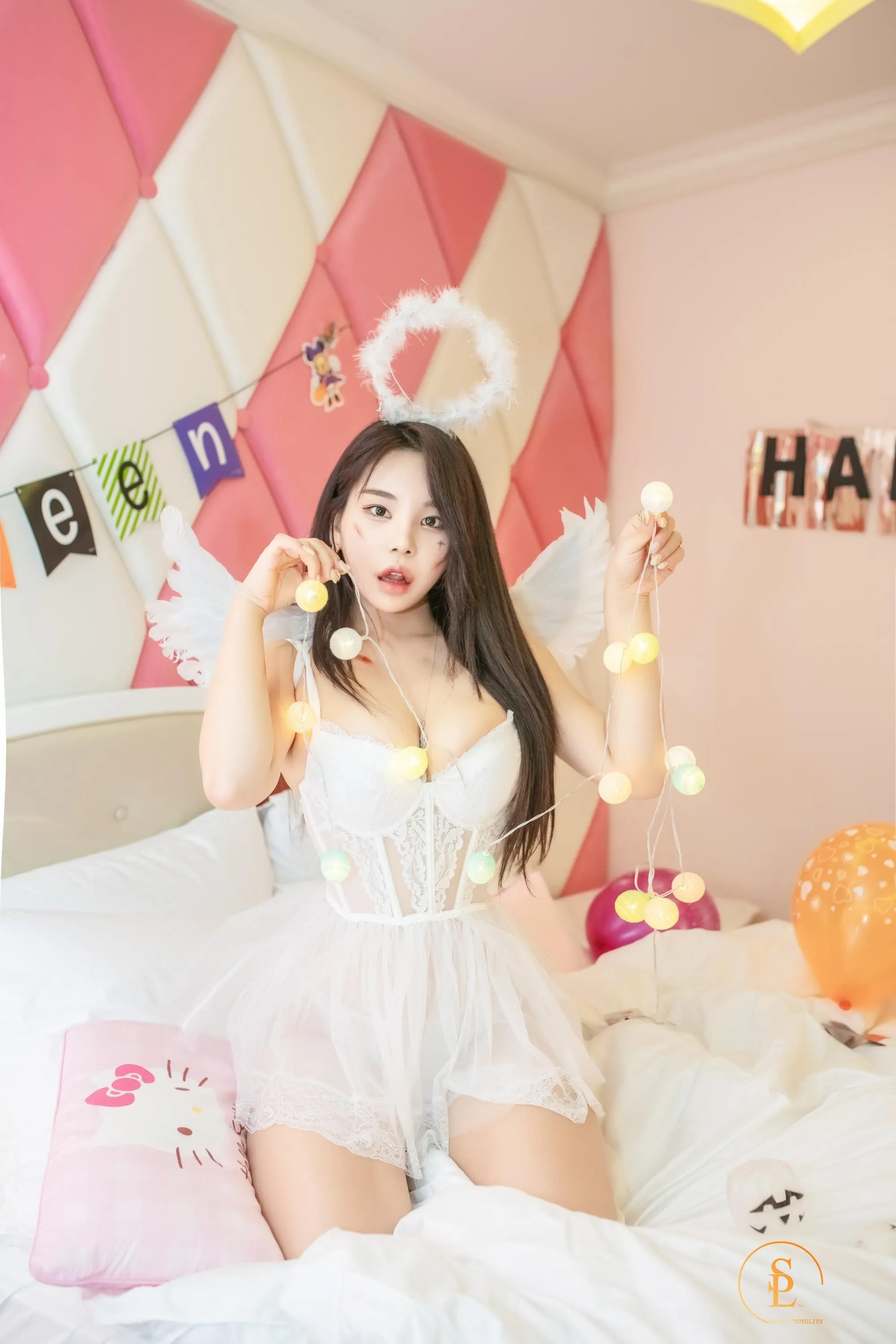 NO.040 SAINT Photolife – Zzyuri 쮸리 Vol.16 Pink Halloween [58P]插图4